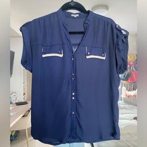 Casual pocket blouse